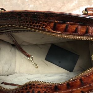 Small Camille-Pecan Melbourne Brahmin purse